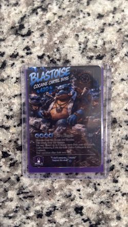 Blastoise Cocaine Cartel Boss Custom Card