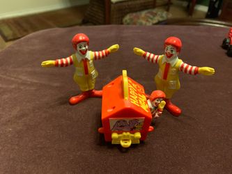 Vintage 1994 and 1995 Mcdonalds toy Ronald