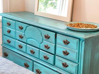 Gorgeous Teal Dresser