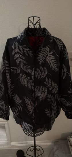 Black Floral Print Bomber Jacket