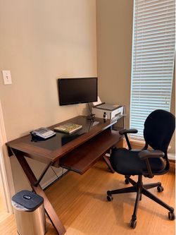 Desk and chair combo