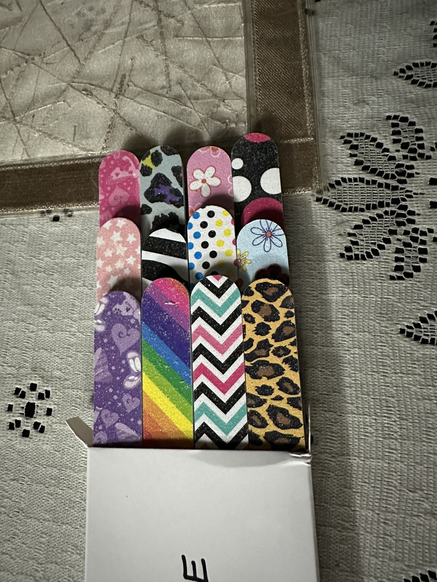 Professional Nail File, Colorful Double Sided150/150 Grit Emery Boards, Manicure Pedicure , 10 pack