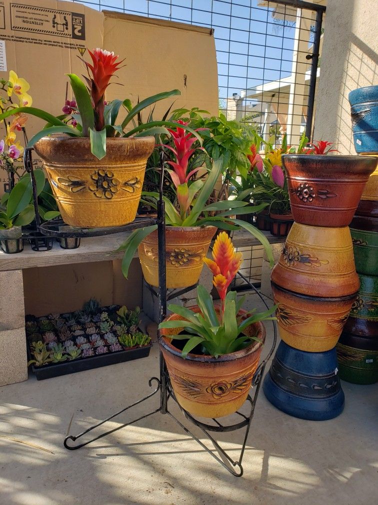 Clay Pots, Macetas, Pottery, Gardening, Metal Decor, Barro, Sun&Moon Decor, Aztec Suns, Aztec Moons, Maseteros, Chimenia, Fire pit