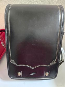 Japanese Randoseru School Backpack Black