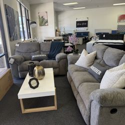 Ashley reclining sofa and love seat