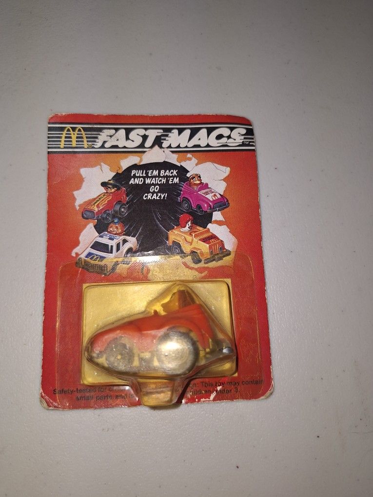 1985 Fast Macs Happy Meal Toy