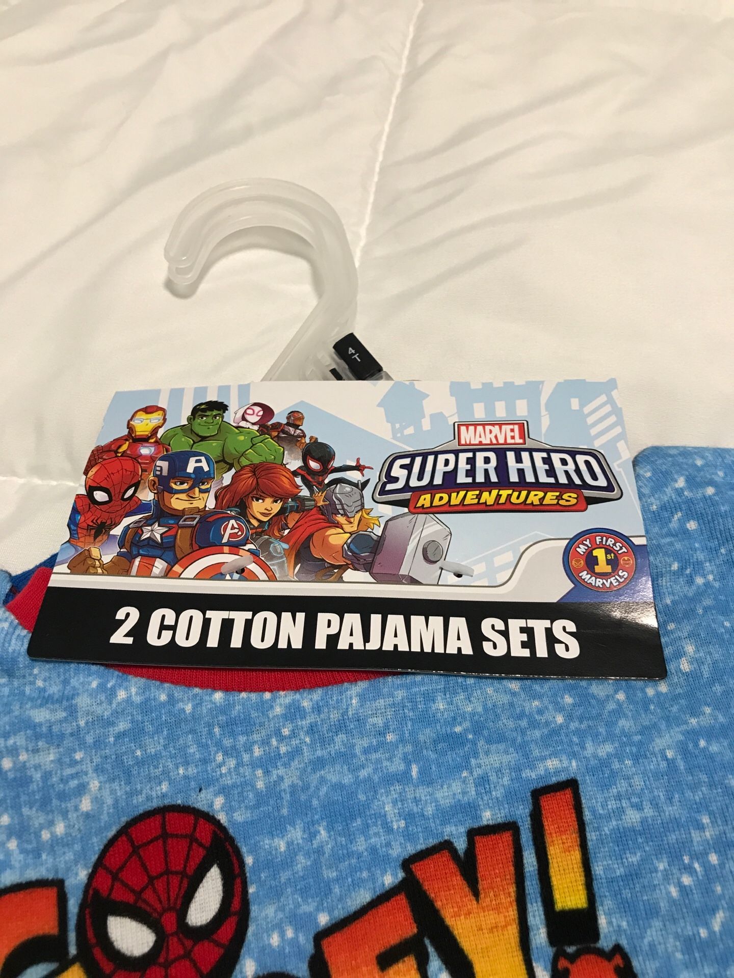 2 Spider-Man pajama sets