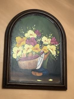Pintura - Canasto con Flores