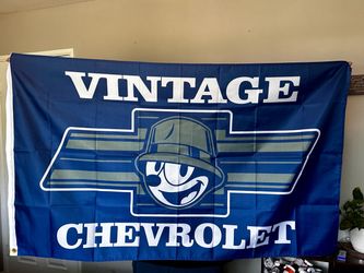 Vintage Chevrolet  Flag