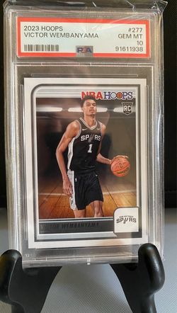 Victor Wembanyama 2023 Hoops Rookie RC PSA 10