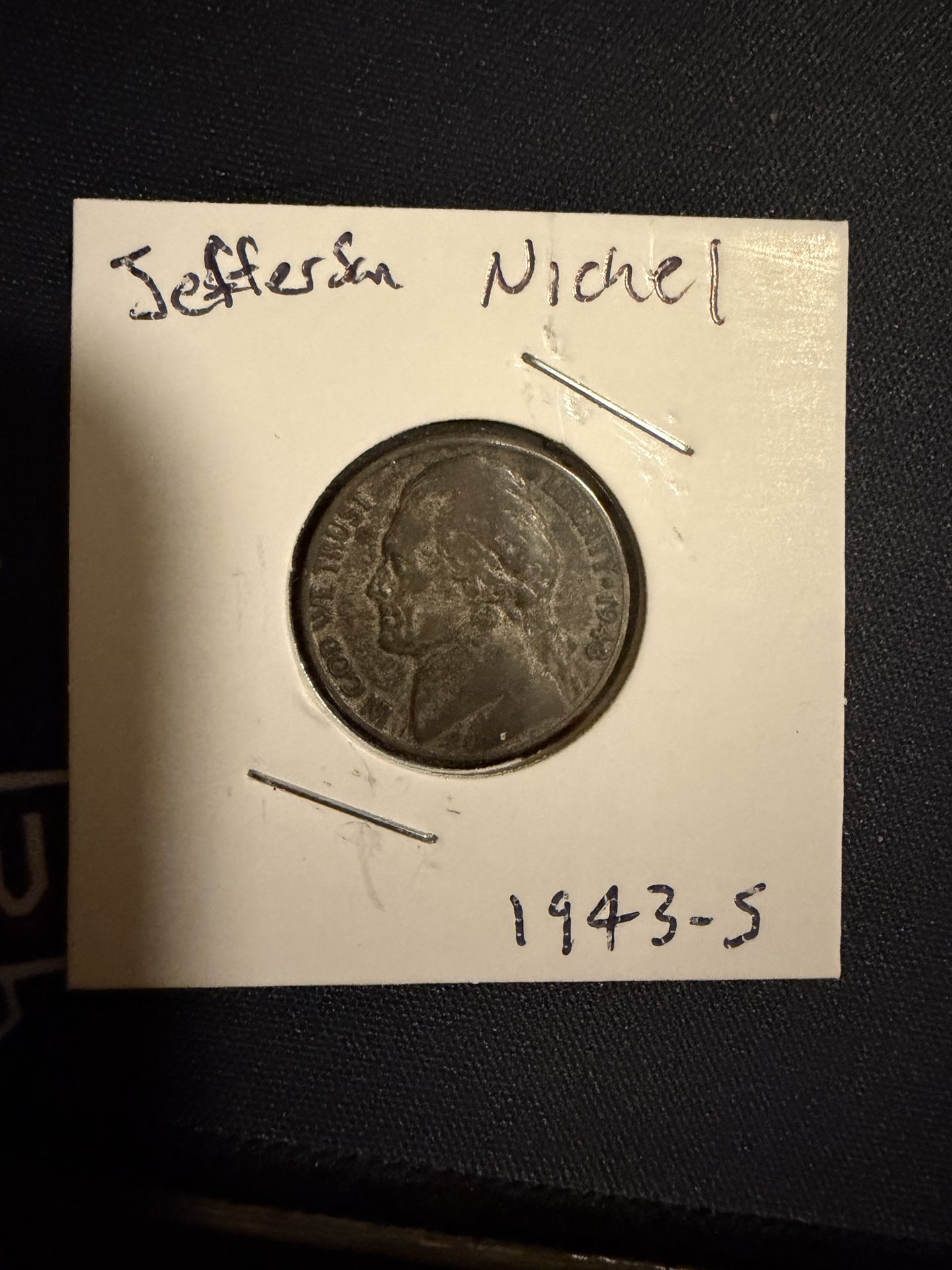1943-S Jefferson War Nickel Silver