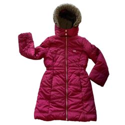 Kids Size 7 CK Snow Jacket Winter Warm Waterproof