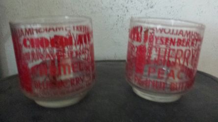 Vintage highball glasses