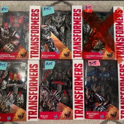 Hasbro Transformers Age of Extinction  Voyager Figures Lot Of 4