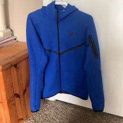 Nike Tech Fleece Windrunner Full-Zip Jacket - Blue (Size Small)