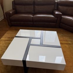 Modern Coffee Table with Hidden Storage