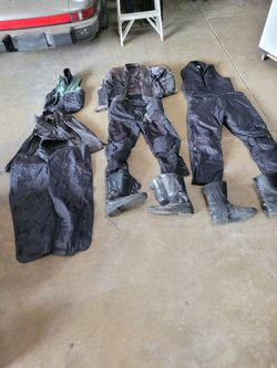 Motorcycle Gear LOT, Pants, Jacket, Boots, Vest