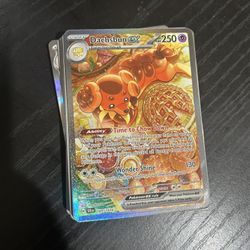 Pokemon Trading Card Game Stellar Crown Special Illustration Rare Dachsbun ex #169