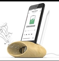 Cell Phone Charging Dock Desktop Bracket Wood Holder Stand Mobile Chanting Dock Sound Amplifier for iPhone 11 pro Xs max 8 Plus
