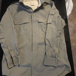 Dark green Orvis Thick Light Olive Jacket
