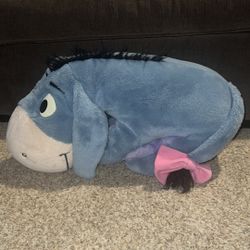 Mattel Jumbo 24” Eeyore Plush Winnie the Pooh Big Giant Large Detachable Tail. Hair is a lil matted on top see pics 