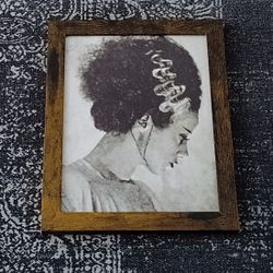 Bride of Frankenstein Framed Art 8.5" x 11"