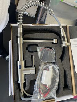 Llave De Cosina Con Sensor Prende Solo ! Brush Nickel 