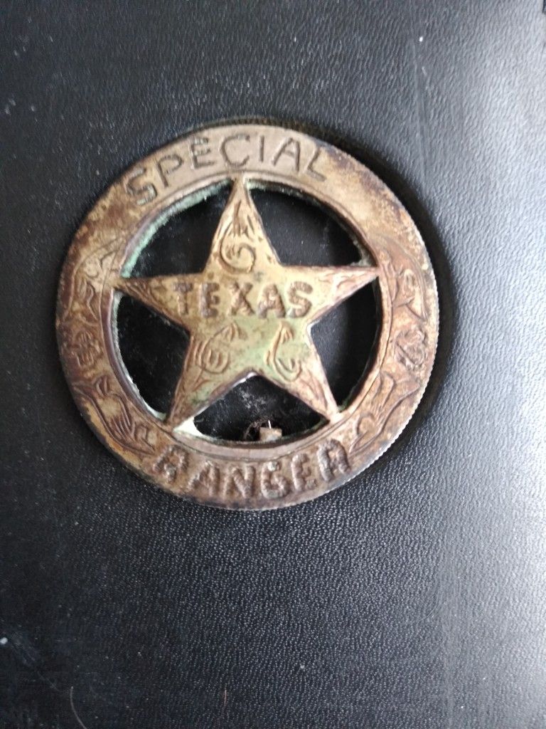 Texas Rangers Badge Test Silver