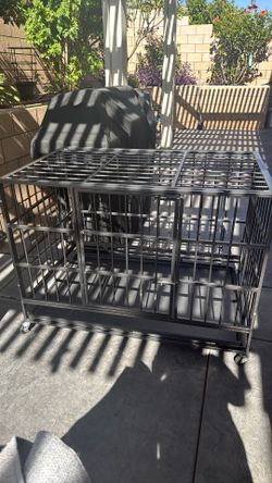 Large dog kennel