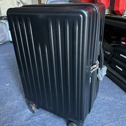 Vacuum Seal Suitcase With Pump, 20 Inch Carry On Luggage 22x14x9 Airline Approved Hardshell Lightweight Suitcase Carry On With Wheels And TSA lock