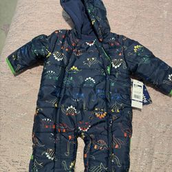 Baby 3/6months Wippette Dinosaur Snow Winter Suit 
