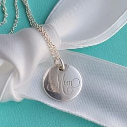 Retired Tiffany "Mom" Necklace