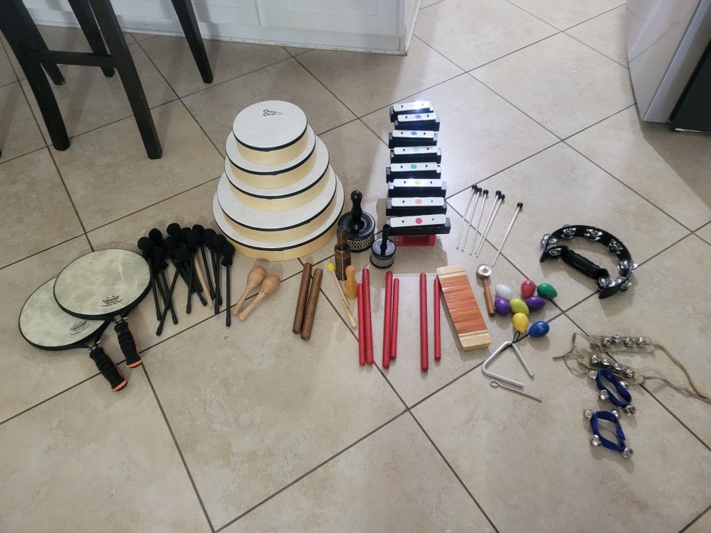 Kids Musical Instrument Lot - Perfect For Music Teacher Or Music Therapist