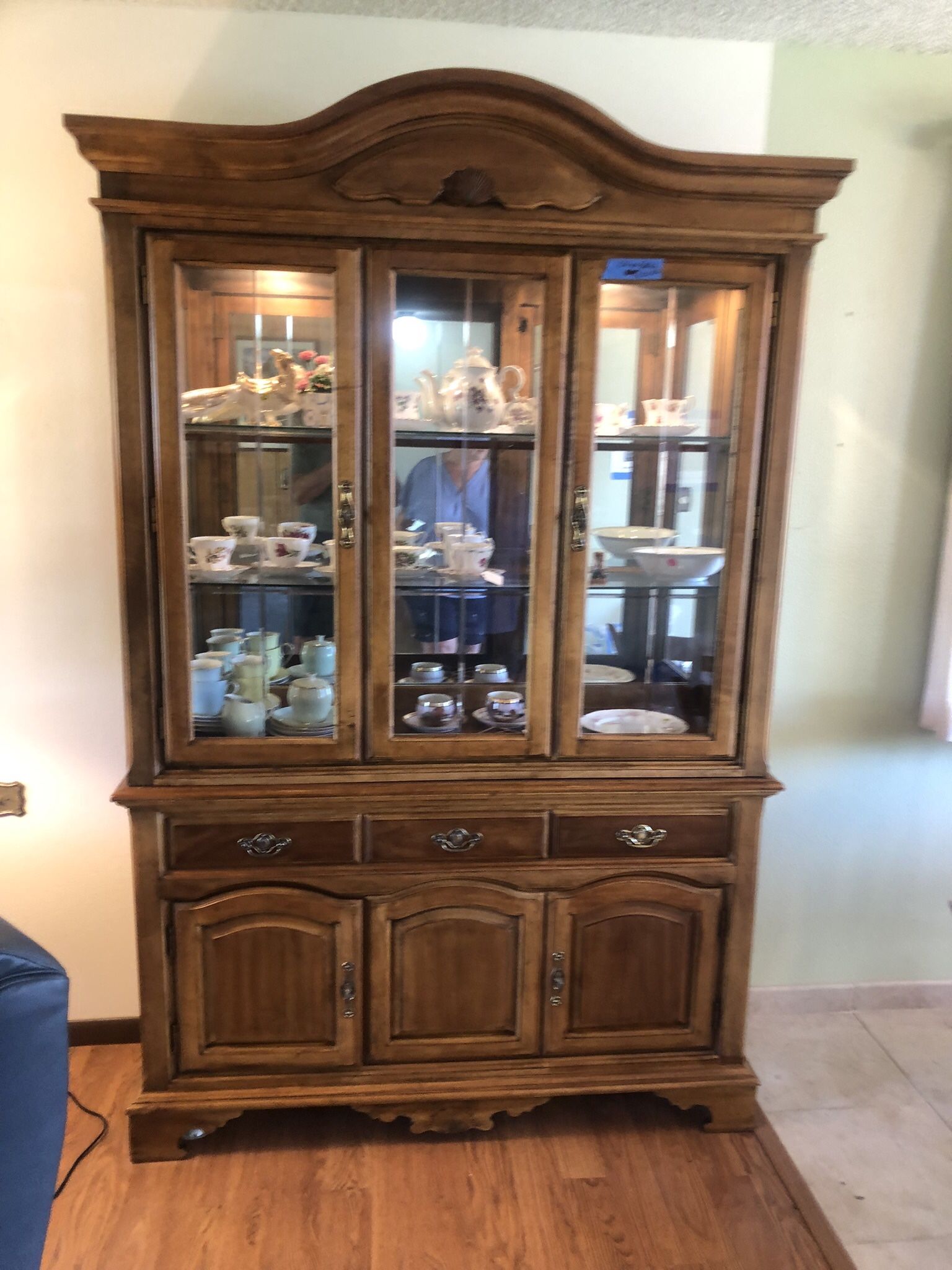 Lighted China Cabinet