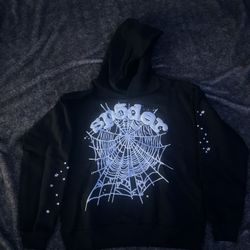 og black spider hoodie