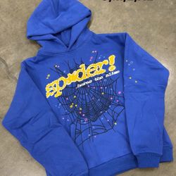 Marina Blue Spider Hoodie 