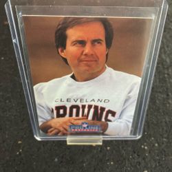 1991 Pro Line Portraits Football Bill Belichick #115 RC