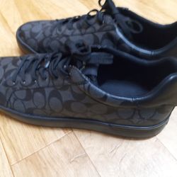 Men's Black Coach Shoes