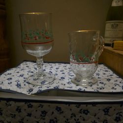 Seasonal Wine and  Glasses