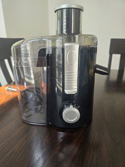 Sifene Compact Centrifugal Juicer Machine, 2.5" Chute, 3-Speed, Black