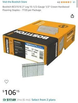 Bostitch Flooring Staples