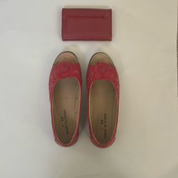 Red Shoes with Red Wallet 