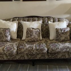 Flowers Sofas Set
