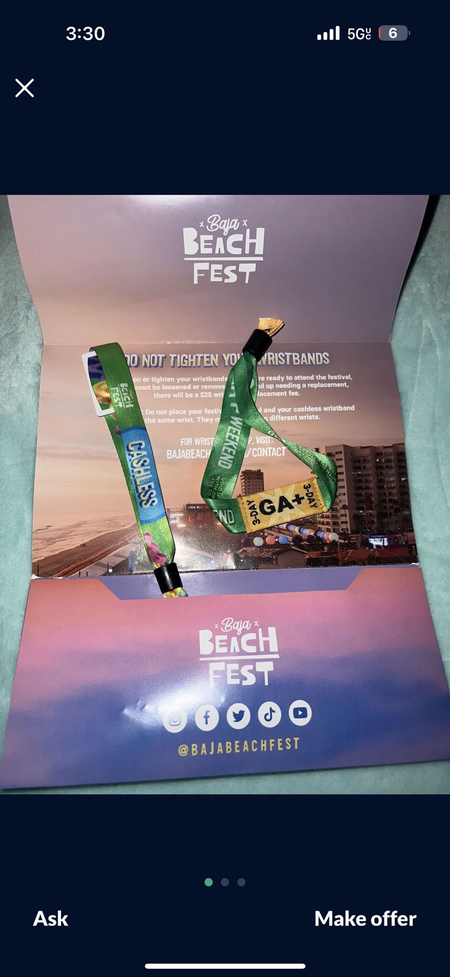 BAJA BEACH FEST For LOW!!
