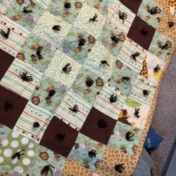 Safari Crib blanket