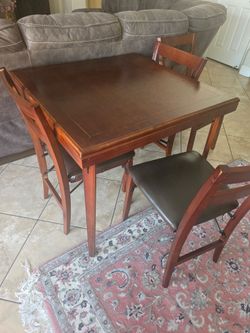 Folding table with 4 Folding chairs