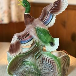 Vintage Maddux of California Mallard Duck TV Lamp | Mid-Century Modern