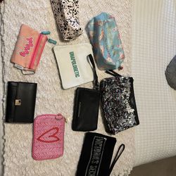 Variety Make Up Bags, Coin Purses, Clutches