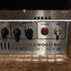 Tech 21 MADE IN USA Bronzewood 60 Acoustic-Electr Amp MAKE OFFER!