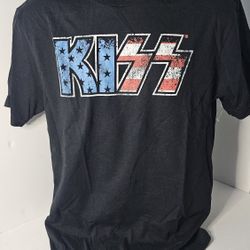 Mens Med(38-40) KISS Rock Graphic Tee 